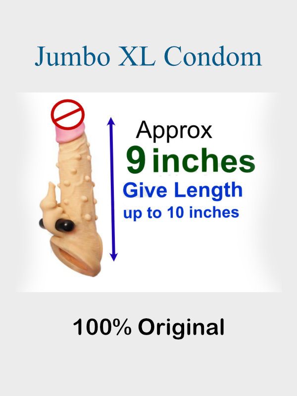 Jumbo XL Silicon Condom - Big Dragon Condom by Sir Saddy