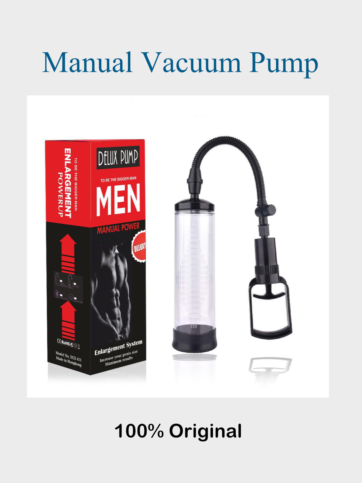 Manual High Quality E.D and Size Gainer Pump for Men by Sir Saddy